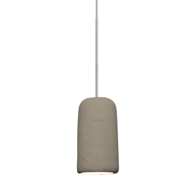 Besa 1XT-GLIDETN-LED-SN Glide One Light Pendant Satin Nickel