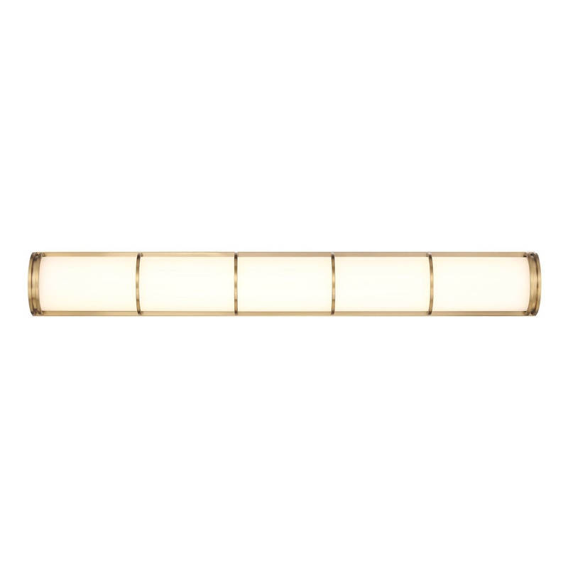 Harper LED Bathroom Vanity Light Warm Brass