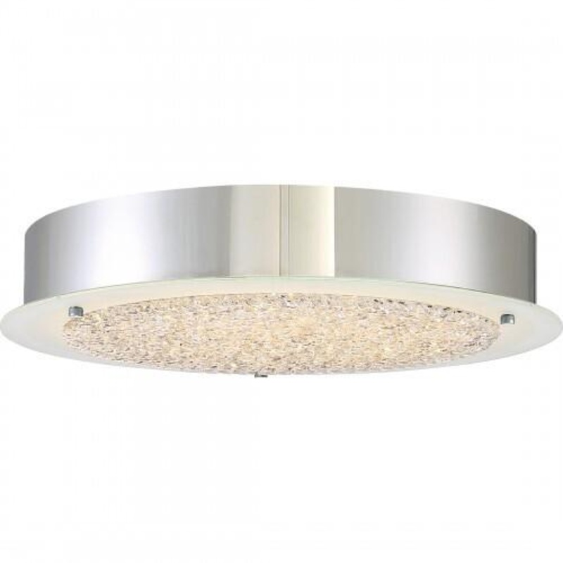 Quoizel PCBZ1616C Blaze Flush mount polished chrome 16″d Flush Mount