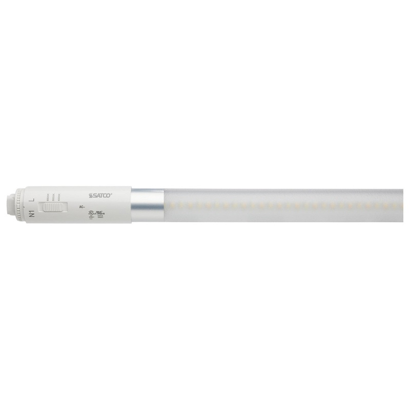 32 Watt T8 LED – CCT Selectable – 120-277 Volt – Single or Double Ended – Type B Ballast Bypass Light Bulb by Satco