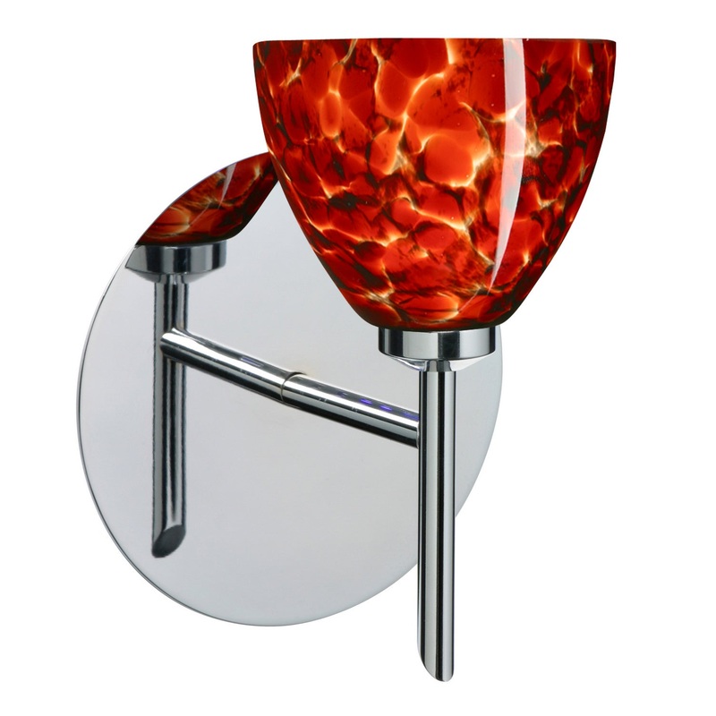 Besa 1SW-185841-CR Divi One Light Wall Sconce Chrome (Discontinued)