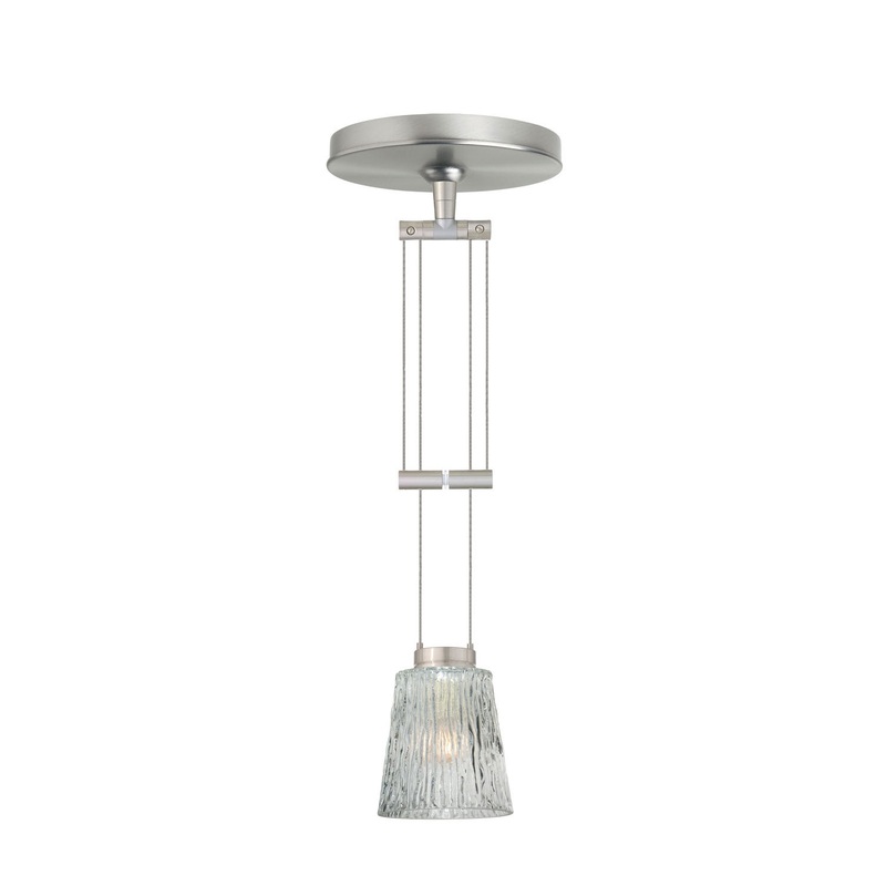 Besa 1XA-512500-SN Nico One Light Pendant Satin Nickel