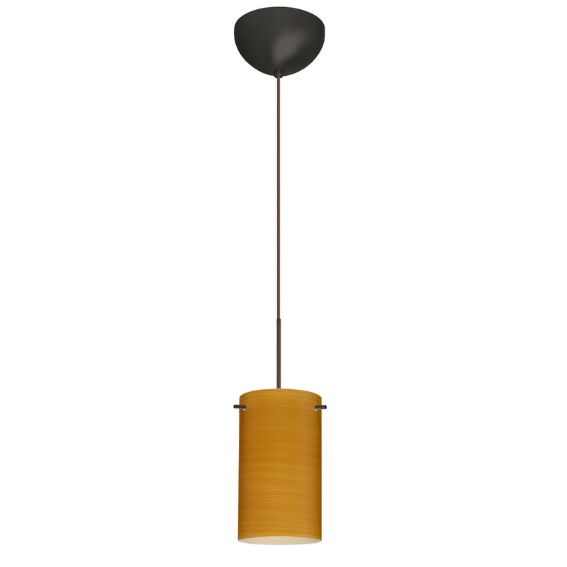 Besa 1XC-4404OK-LED-BR Stilo One Light Pendant Bronze