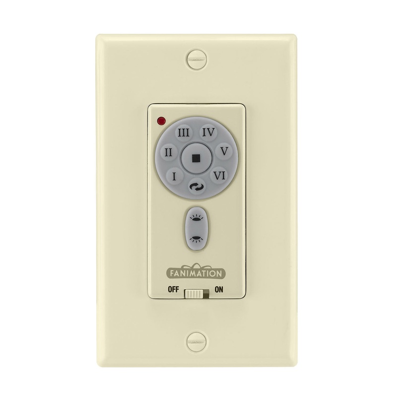 Fanimation TW32LA Controls Wall Control Dc Motor White (Discontinued)