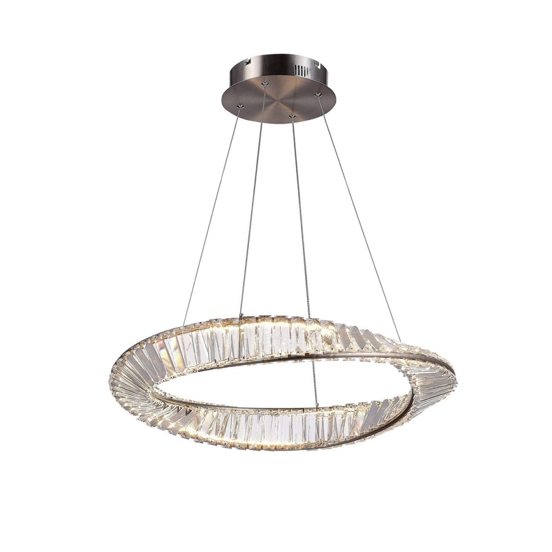 Stella Pendant – Satin Nickel / 23.75