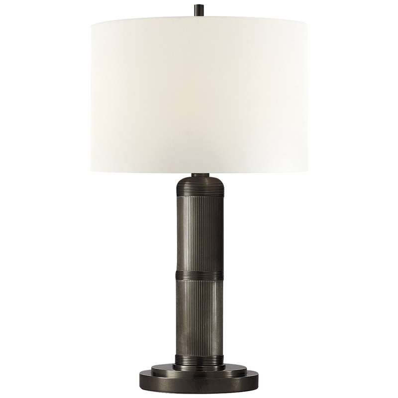 Two Light Table Lamp from the Longacre Collection in Bronze Finish by Visual Comfort Signature