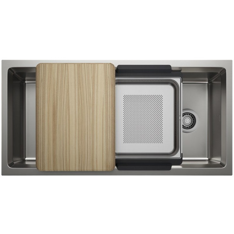 Workstation Inteos 39 Inch Satin Polish Stainless Steel