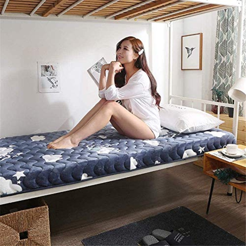 Z&HA Materasso Pieghevole per Dormitorio Studentesco, Materasso Futon in Memory Foam, Materasso Futon,c,35.5″X79″