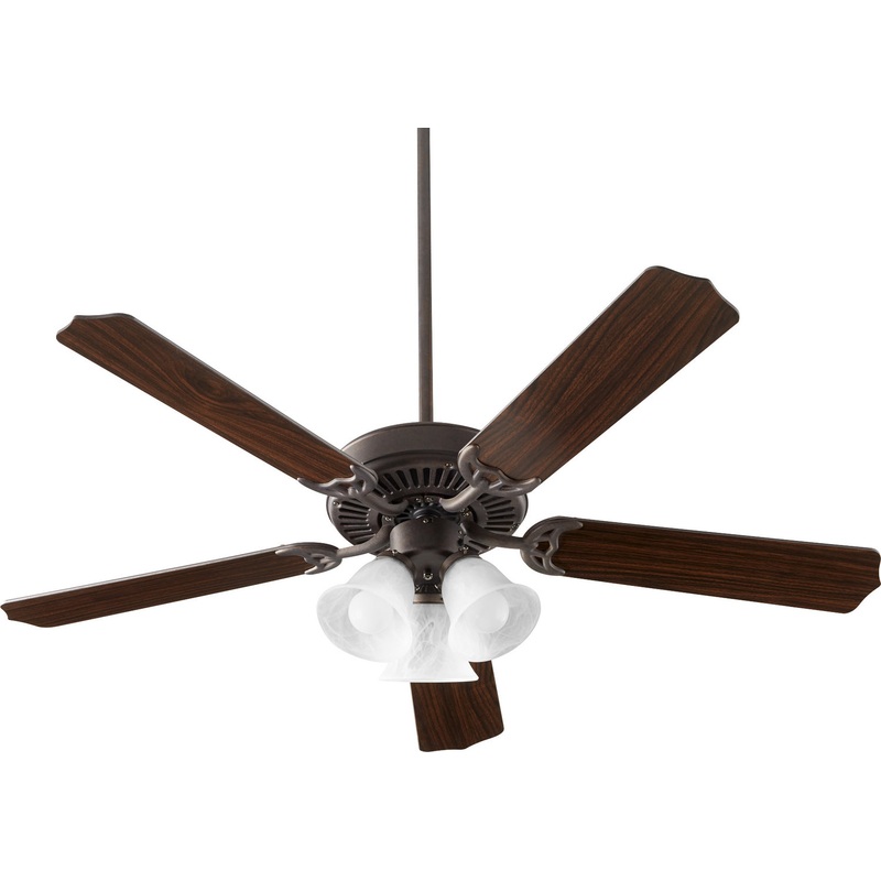 52″ Ceiling Fan from the Capri X Collection in Toasted Sienna Finish by Quorum