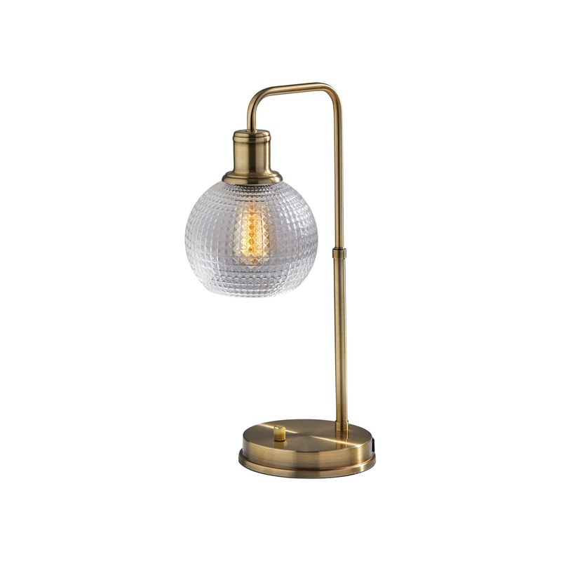 Barnett Globe Table Lamp Antique Brass