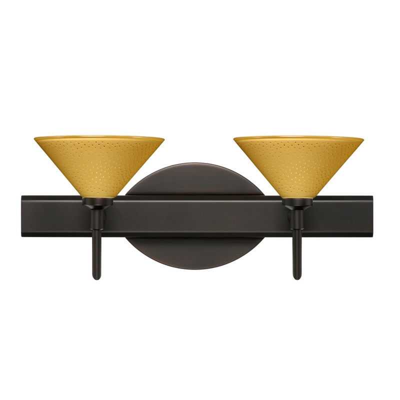 Besa 2SW-282490-BR Kona Two Light Wall Sconce Bronze