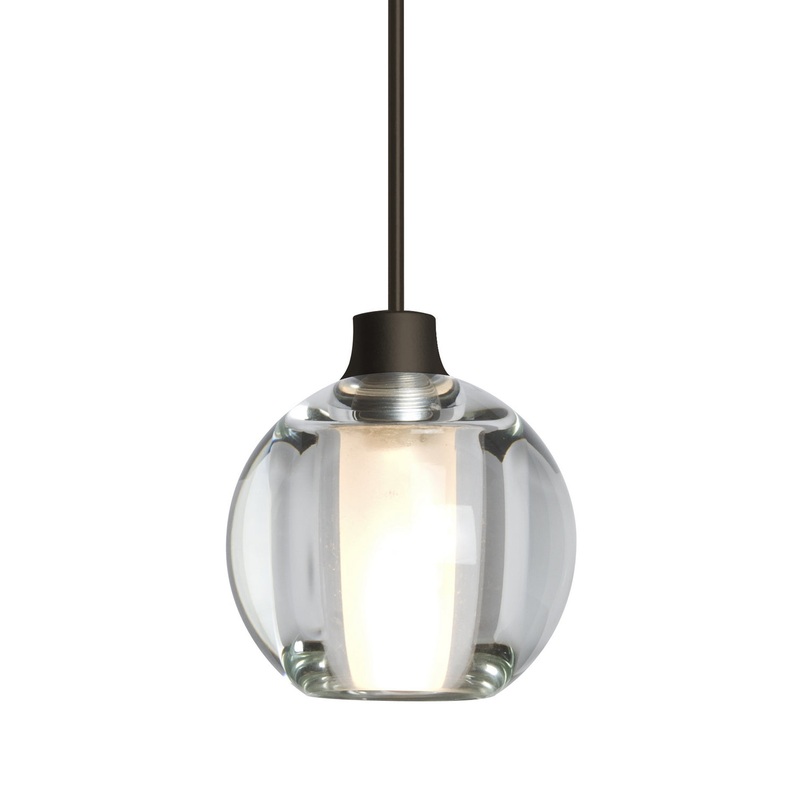 Besa X-BOCA5CL-BR Boca 5 One Light Pendant Bronze