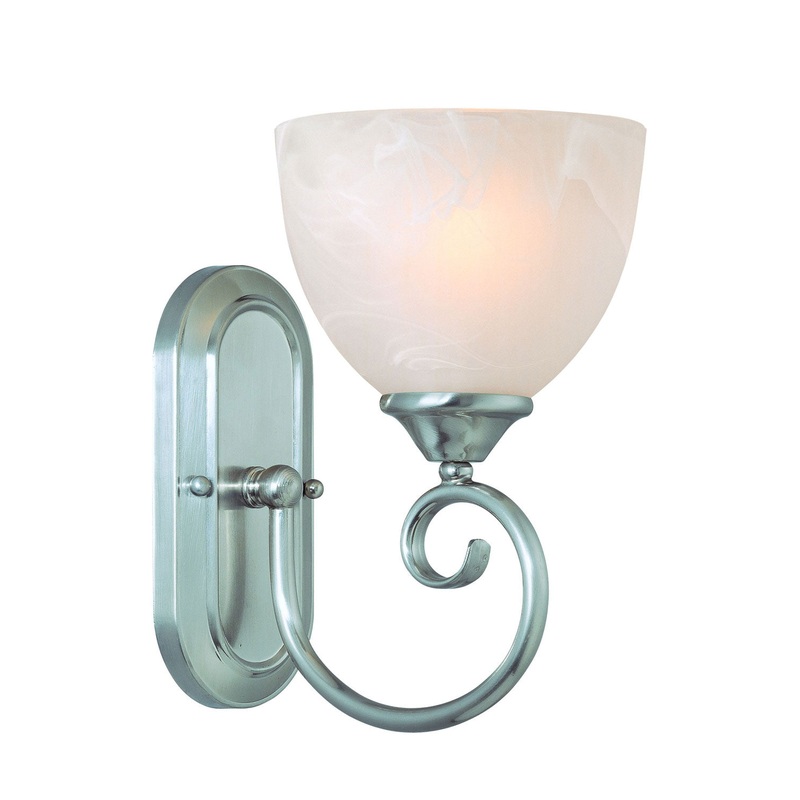 Craftmade 25301-SN Raleigh One Light Wall Sconce Satin Nickel (Discontinued)