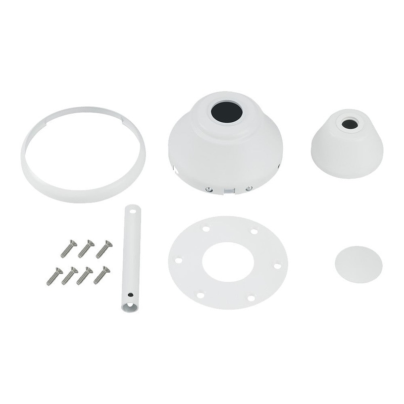 Custom Finish Kit from the Maverick Collection in Matte White Finish by Visual Comfort Fan