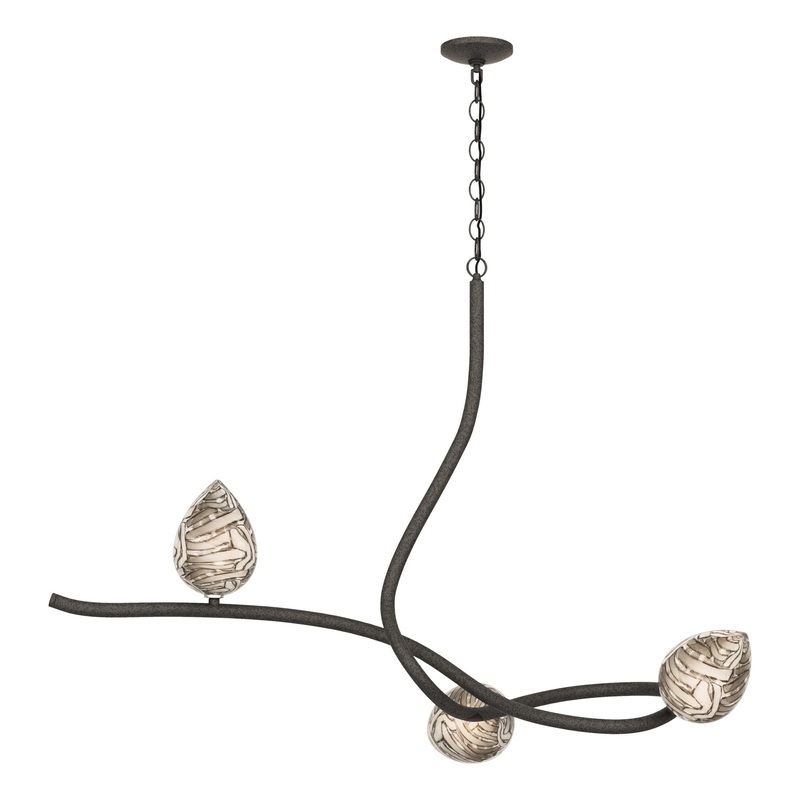 Floret Pendant Natural Iron