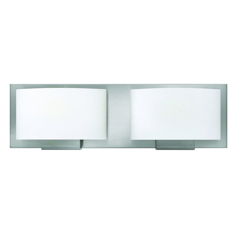 LED Bath from the Mila Collection in Brushed Nickel Finish by Hinkley