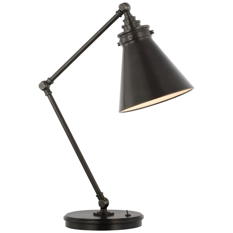 LED Table Lamp from the Parkington Collection in Bronze Finish by Visual Comfort Signature