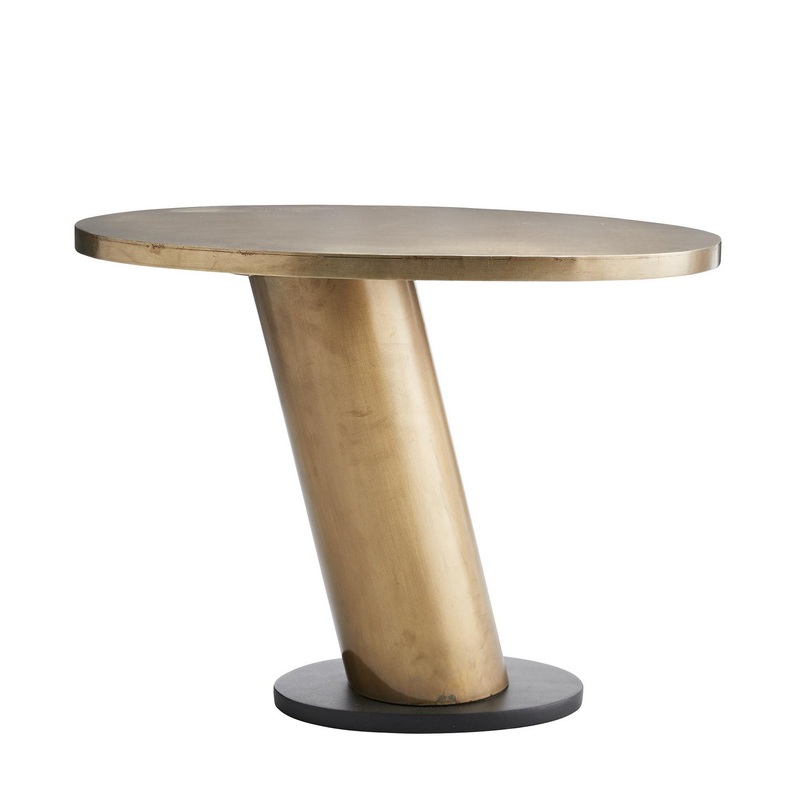 Arteriors 6922 Marco Accent Table Antique Brass