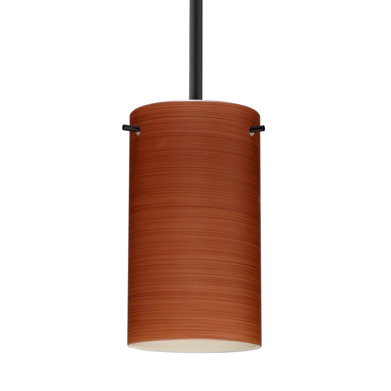 Besa 1TT-4404CH-BK Besa Stilo 7 Stem Pendant One Light Pendant Black