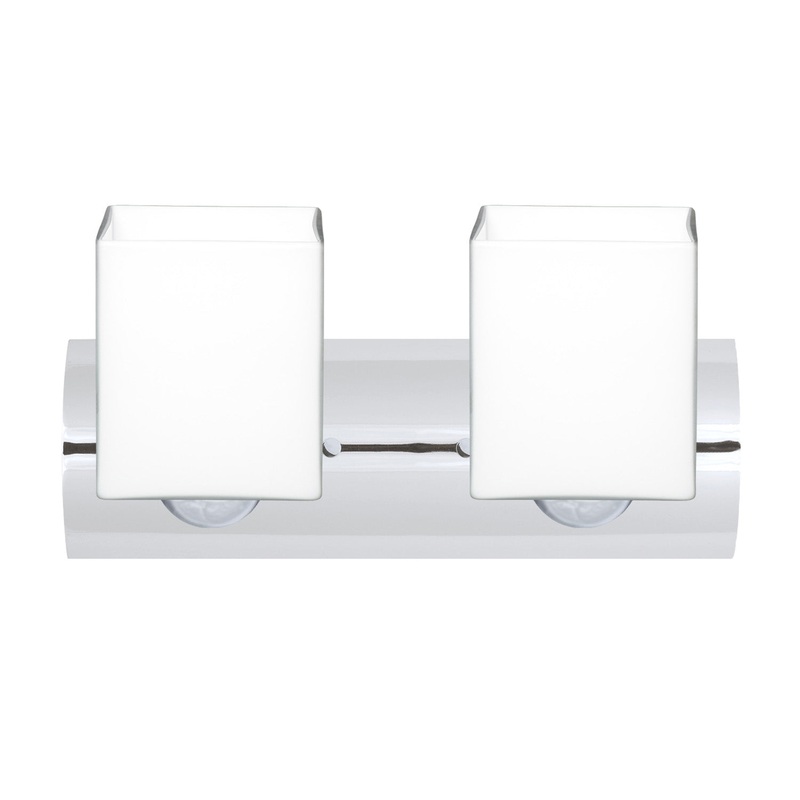 Besa 2WZ-449807-CR Rise Two Light Wall Sconce Chrome (Discontinued)