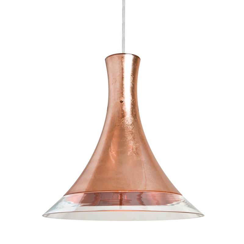 Besa J-RIOCF-SN Rio One Light Pendant Satin Nickel