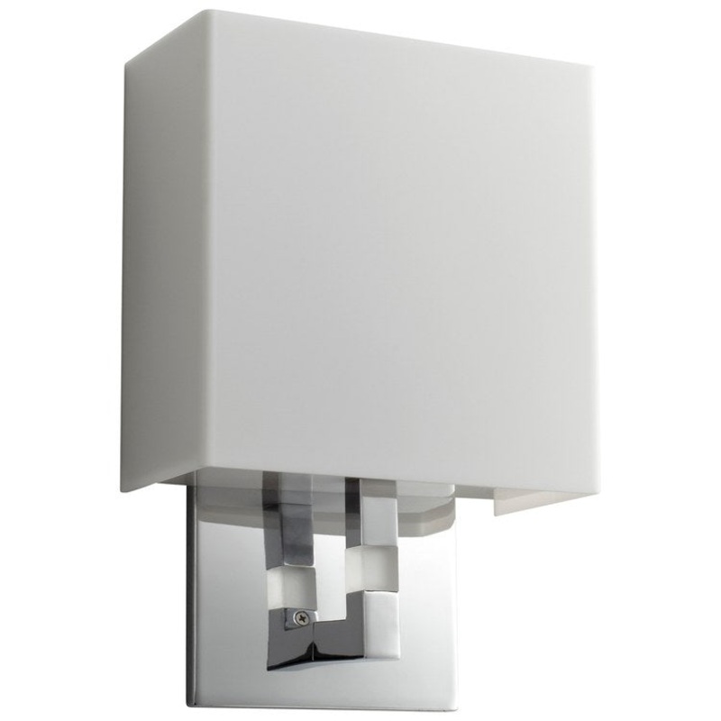 Chameleon Single-Light Bathroom Wall Sconce – Polished Chrome