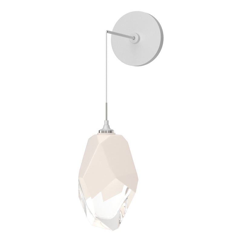 Chrysalis Large Low Voltage Sconce White White Crystal (WP)