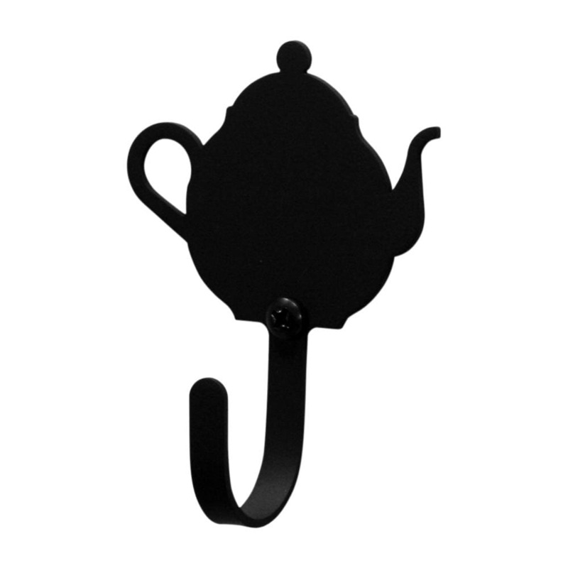 Village Wrought Iron WH-70-S Teapot Wall Hook Small