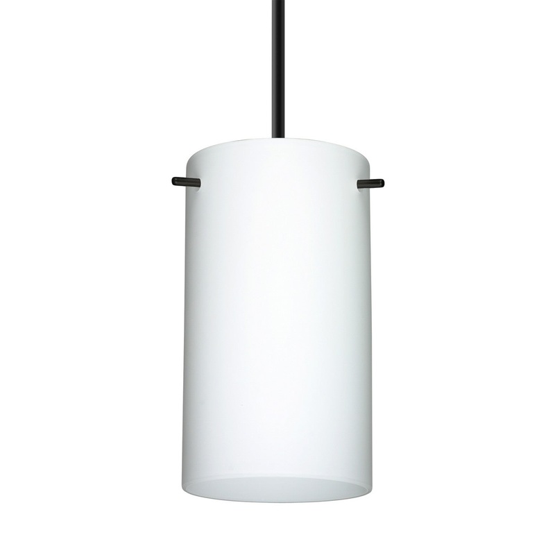 Besa 1BT-440407-BK Besa Stilo 7 Pendant One Light Pendant Black