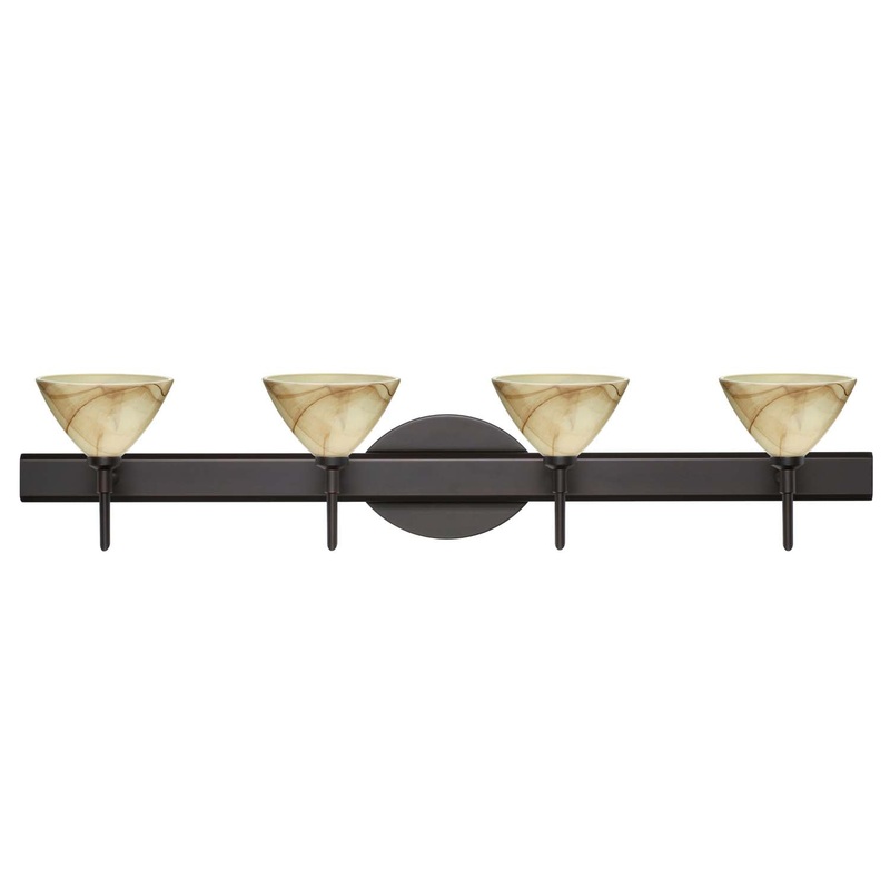Besa 4SW-174383-BR Domi Four Light Wall Sconce Bronze (Discontinued)