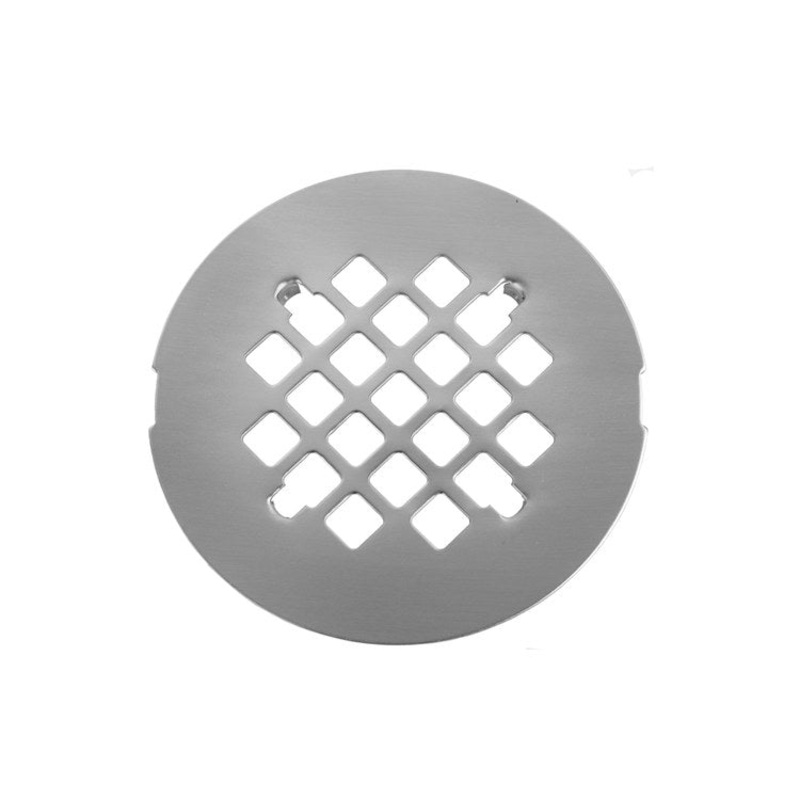 Drain Plate Snap in Shower 4-1/4 Inch Matte Black Brass Depth 1/4 Inch