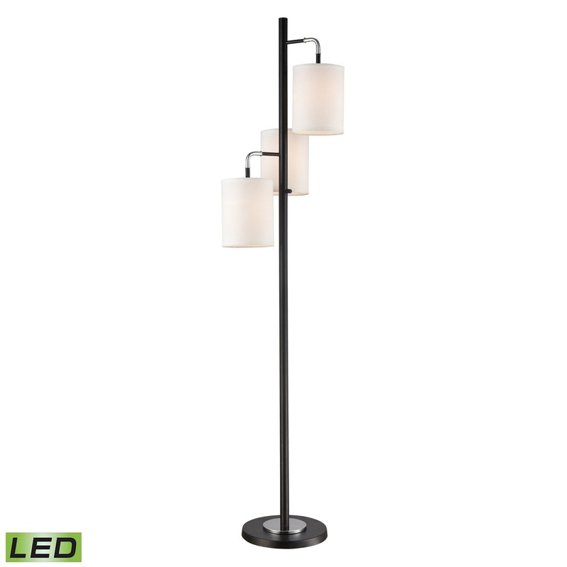 ELK Home 77101-LED Uprising LED Floor Lamp Black