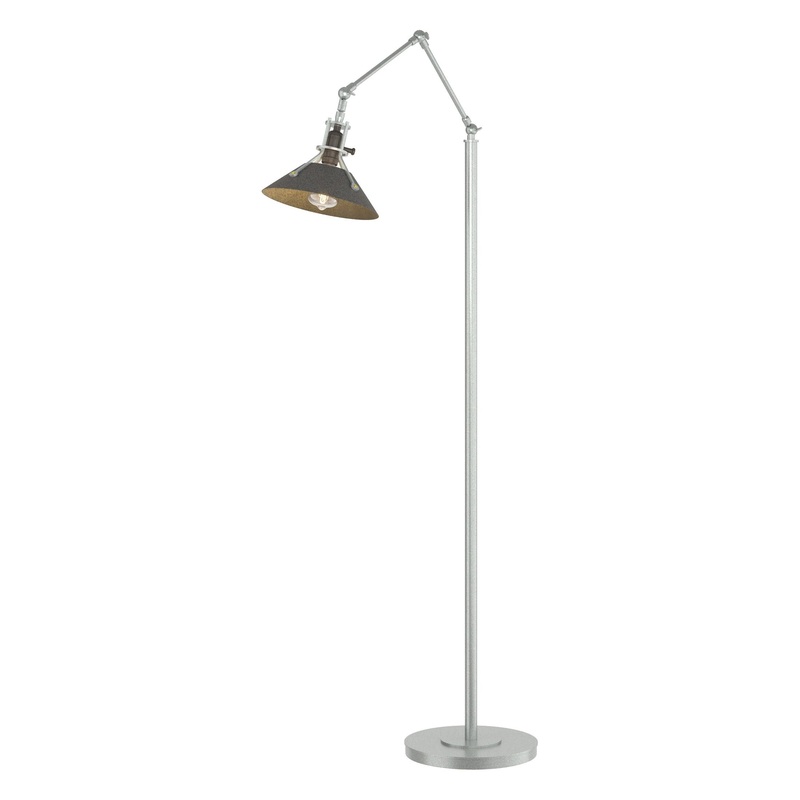 Henry Floor Lamp Vintage Platinum Natural Iron