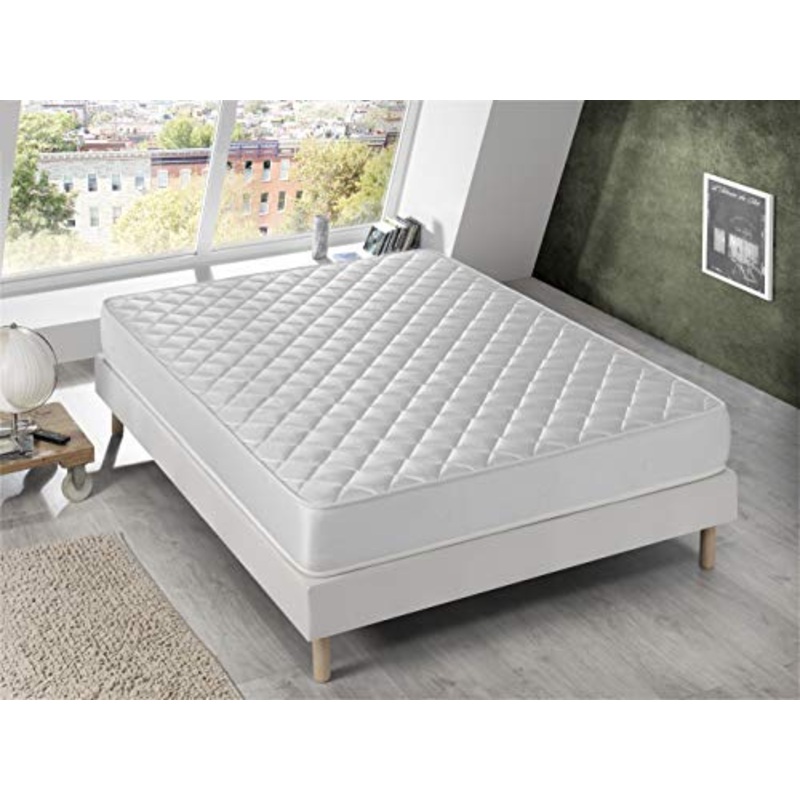 Materasso Starlet, Singolo 90x190x15cm. Viscoelastico (Memory Foam), Accoglienza morbida y comoda, Durezza Media, Tessuto elasticizzato con molta resistenza. Altezza 15 cm +/-3.