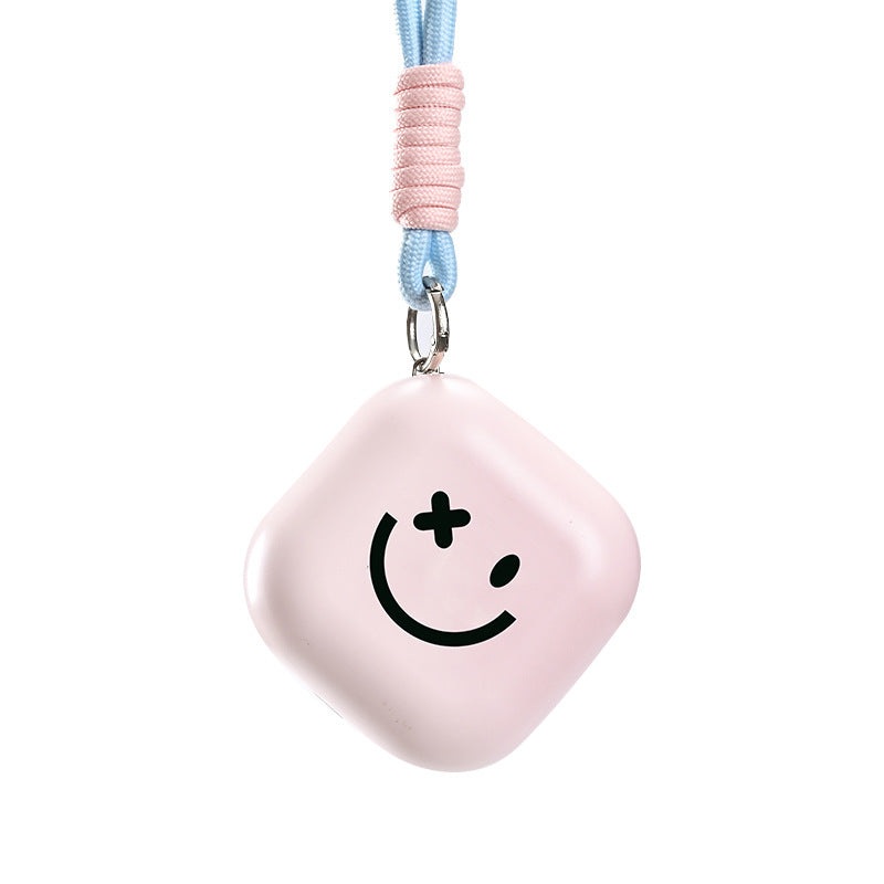Pink Cute Block Hand Warmer – Fast Heating Portable Electric Warmer with Lanyard
