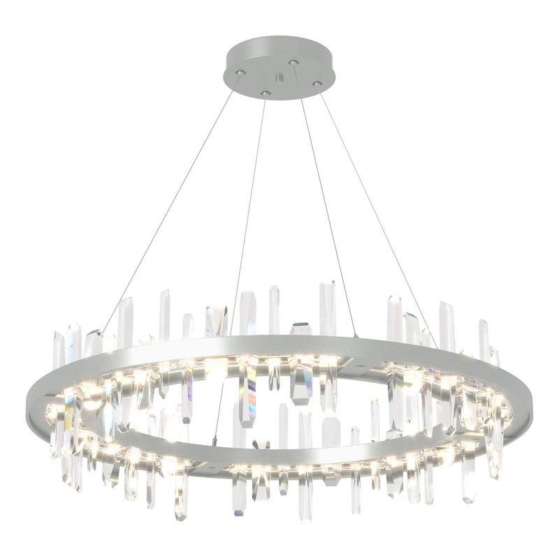 Solitude Circular LED Pendant Vintage Platinum