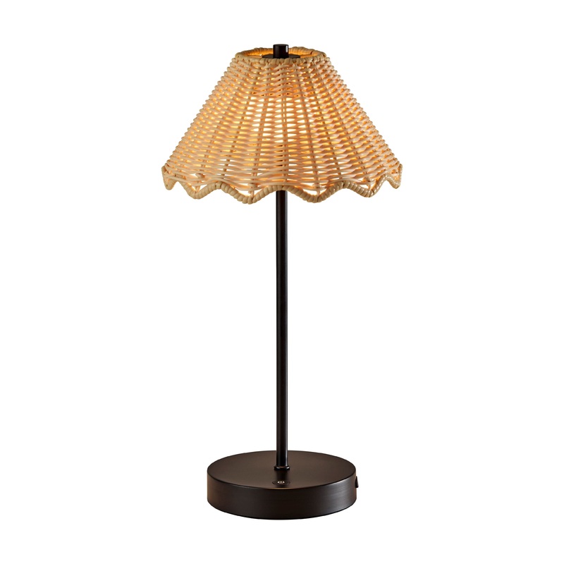 Stevie LED Cordless Table Lamp Black