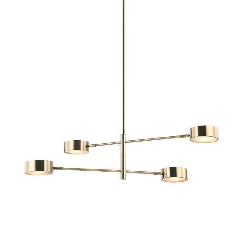 Weatherton 4-Light Pendant Champagne Gold