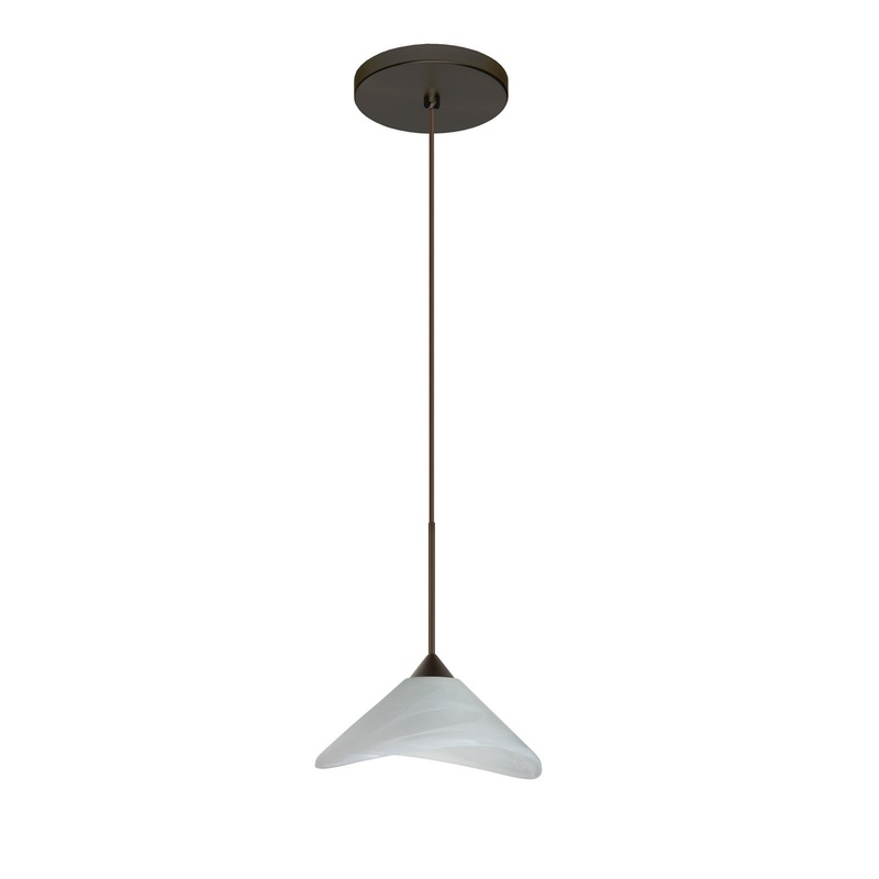Besa 1XT-191352-LED-BR Hoppi One Light Pendant Bronze