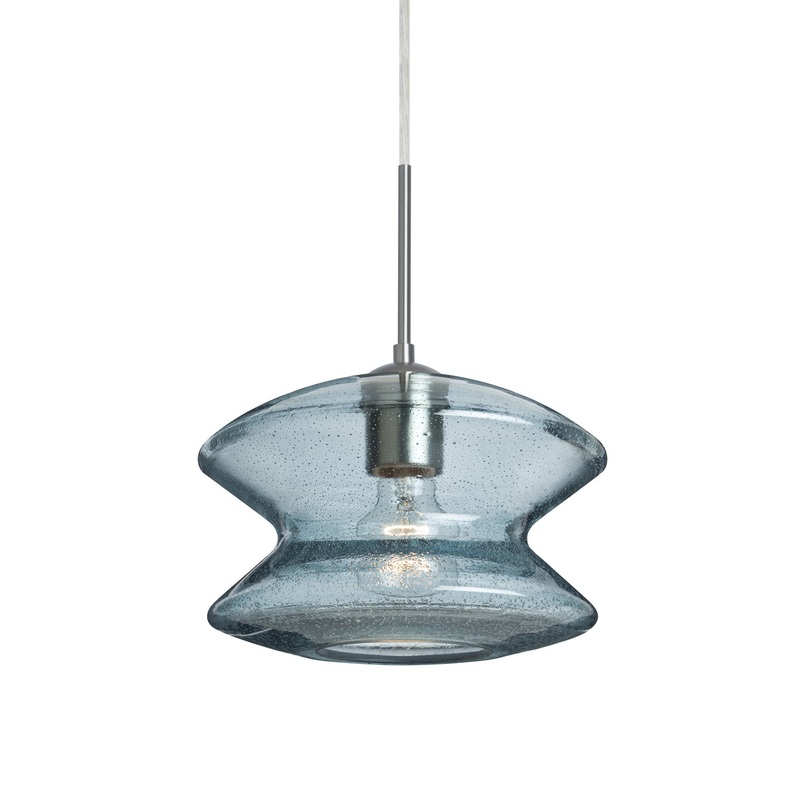 Besa J-ZENBL-SN Zen One Light Pendant Satin Nickel