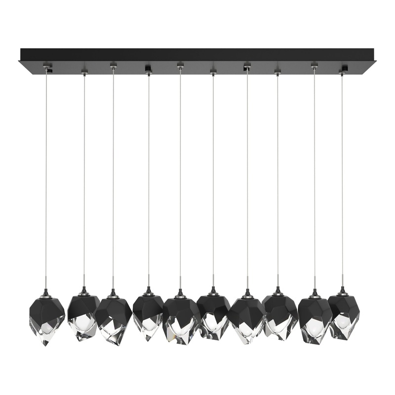 Chrysalis 10-Light Small Crystal Pendant Ink Black Crystal (BP)