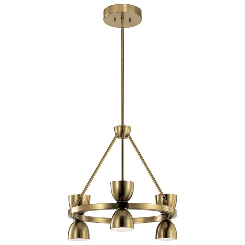 Kichler 52417BNBLED LED Chandelier, Brushed Natural Brass