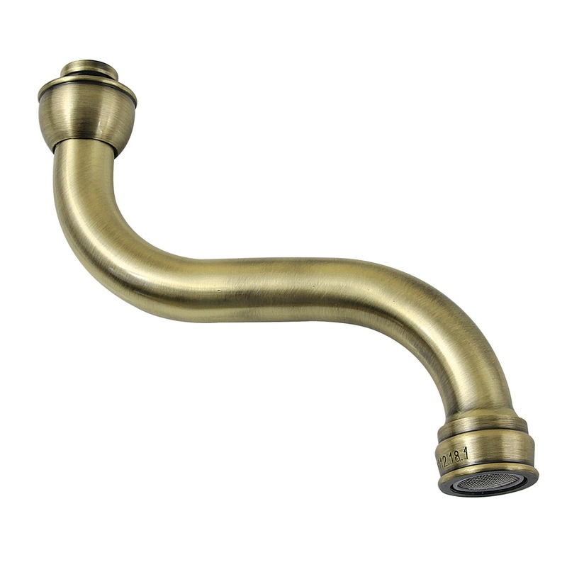 KSP2113 1.2 GPM Brass Faucet Spout, Antique Brass