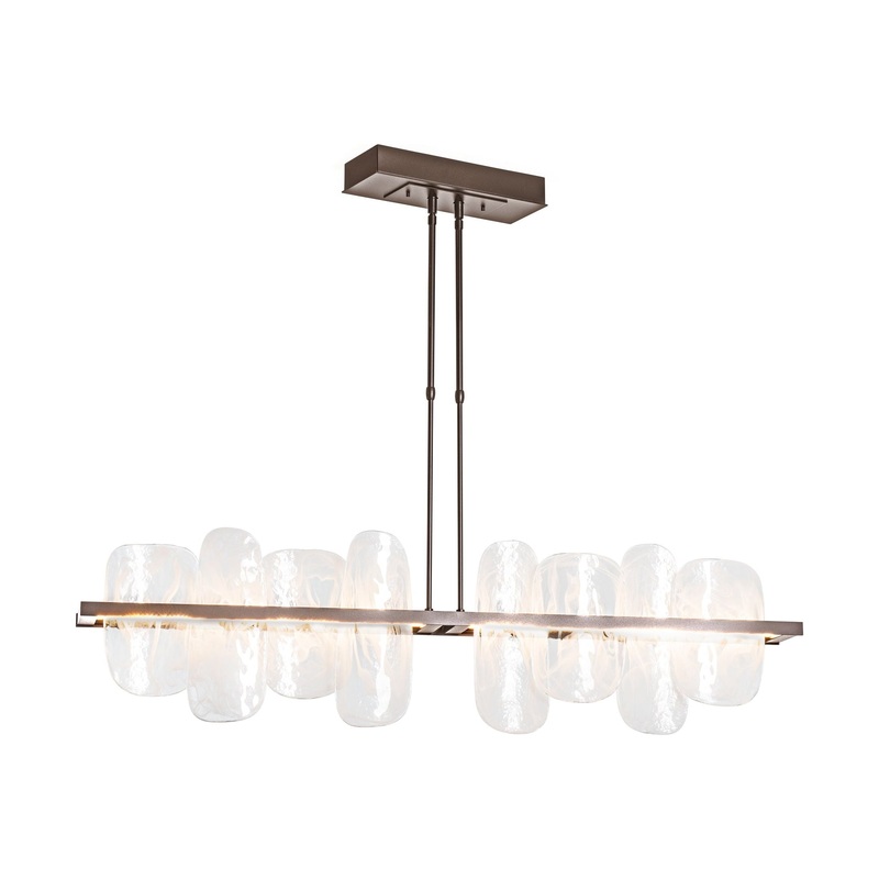 Vitre Large Linear LED Pendant Bronze