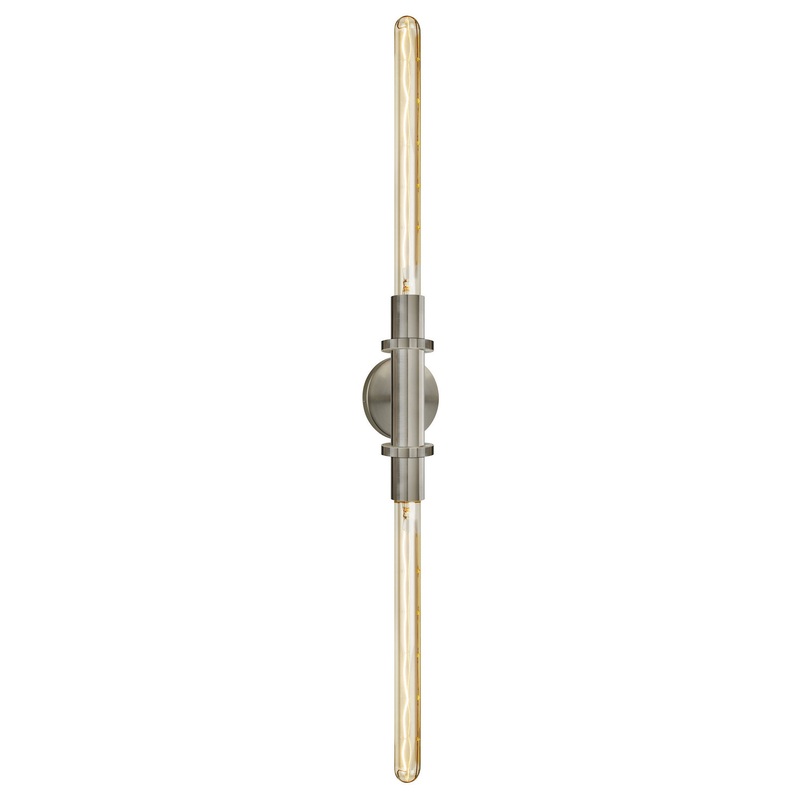Wall Sconce from the Firenze Collection in Satin Nickel Finish by Stone Lighting