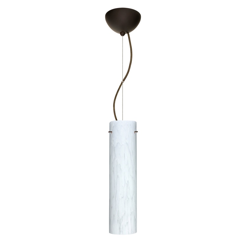 Besa 1KX-722419-LED-BR Stilo One Light Pendant Bronze
