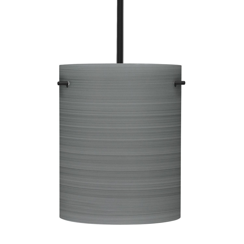 Besa 1TT-4006TN-BK Besa Tamburo 8 Stem Pendant One Light Pendant Black