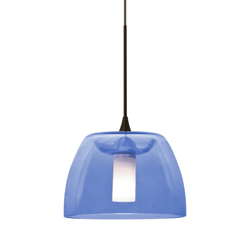 Besa 1XT-SPURBL-BR Spur One Light Pendant Bronze