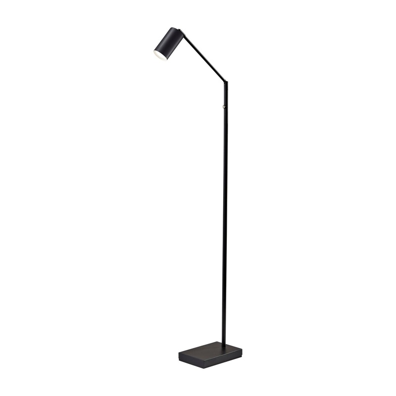 Colby LED Floor Lamp Black Painted Metal
