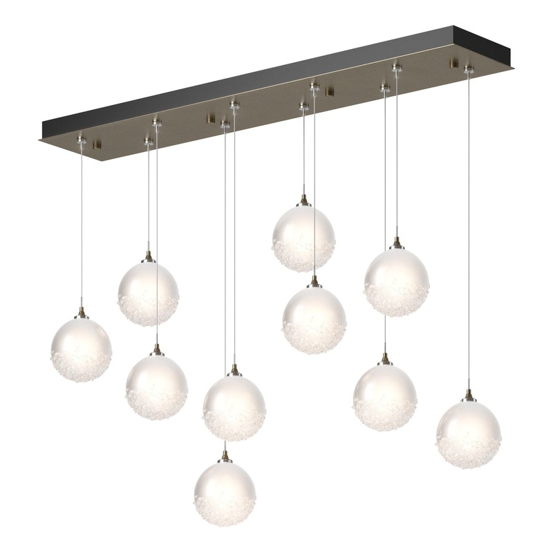 Fritz Globe 10-Light Pendant Soft Gold